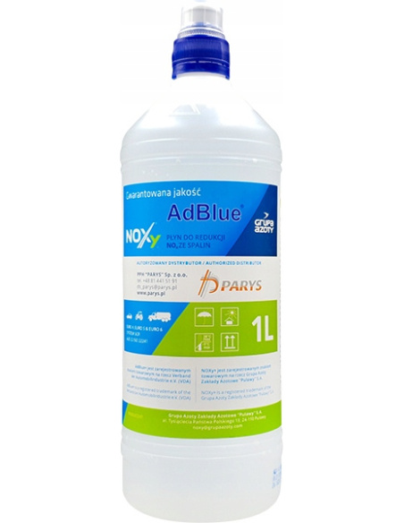 NOXy AdBlue ADBL płyn SCR 32,5% mocznik z lejkiem do silników Diesla