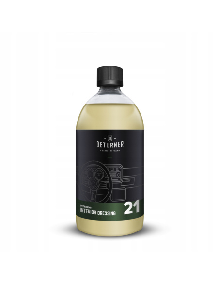 Deturner Interior Dressing 1 l — dressing do ochrony i pielęgnacji plastików, winylu i gumy we wnętrzu pojazdu