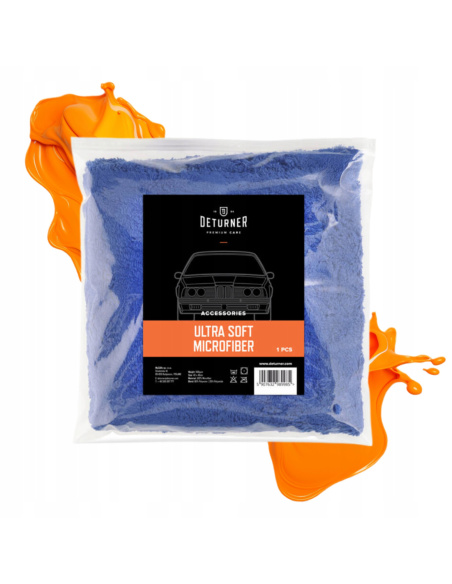 Deturner Ultra Soft Microfiber 40x40cm 500gsm bezkrawędziowa mikrofibra do Quick Detailerów i wosków