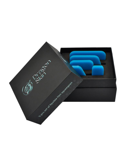 Dragon Skin Flexible Film Squeegees zestaw 5 rakli do aplikacji folii PPF i wrapu na lakier