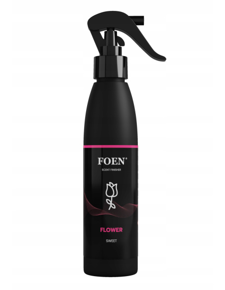 Foen Flower perfumy do wnętrz samochodu w butelce 185 ml z atomizerem, kwiatowy zapach
