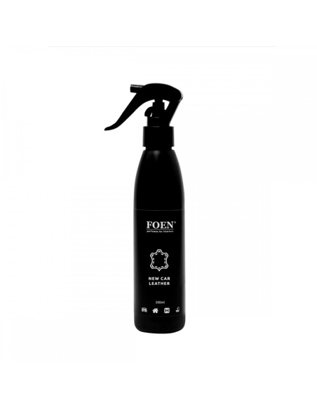 Foen New Car Leather zapach do auta 200 ml — odświeżacz z linii Intensive o nucie nowej skóry