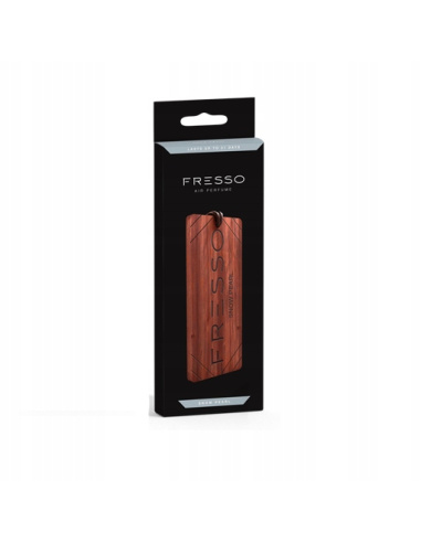 Fresso Snow Pearl zawieszka zapachowa drewniana do auta — kompozycja perfumeryjna na naturalne drewno
