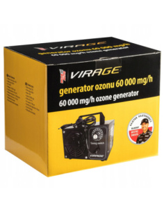 Moje Auto Virage ozonator 60000mg/h 140W — generator ozonu do neutralizacji zapachów w kabinie i warsztacie