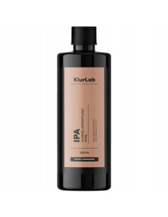 KiurLab IPA 99,9% — butelka alkoholu izopropylowego do odtłuszczania lakieru samochodowego