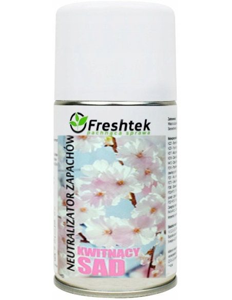 Freshtek Kwitnący Sad 250 ml – neutralizator zapachów do wnętrza samochodu z owocowo-kwiatową nutą