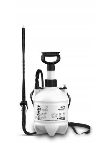 Marolex Industry Lite Acid Line 5 l — opryskiwacz ciśnieniowy z uszczelnieniami VITON do chemii kwaśnej
