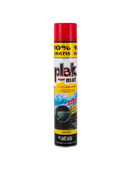 Plak Super Mat Pomarańcza preparat do pielęgnacji kokpitu i plastików wnętrza 750 ml