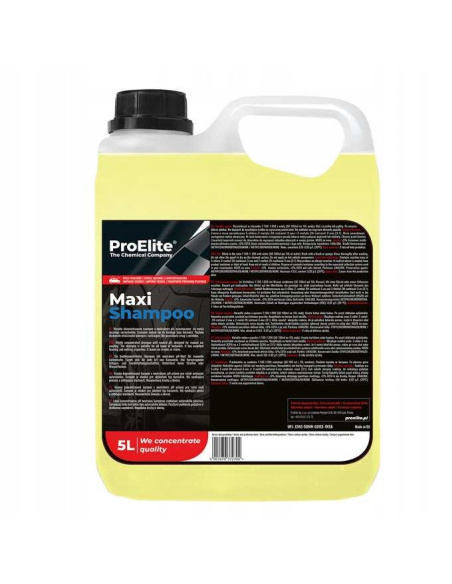 ProElite Maxi Shampoo 5 l – neutralny szampon do ręcznego mycia pojazdów