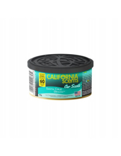 California Scents Santa Cruz Beach 42g – metalowy odświeżacz powietrza do samochodu z regulowanym wieczkiem