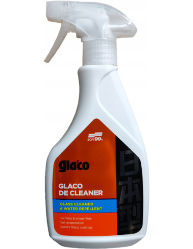 Soft99 Glaco De Cleaner 500 ml spray do mycia szyb z efektem hydrofobowym