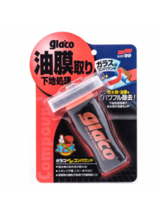 Soft99 Glaco Glass Compound Roll On 100 ml – preparat czyszczący do szyb samochodowych z aplikatorem roll-on