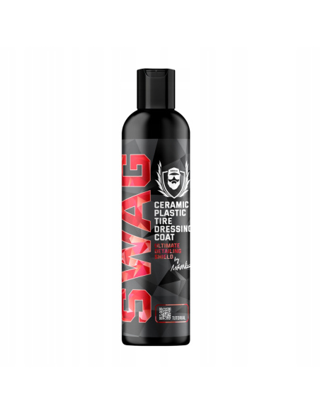SWAG Ceramic Plastic Tire Dressing Coat 250 ml — ceramiczne czernidło do opon i plastików z formułą SiO2