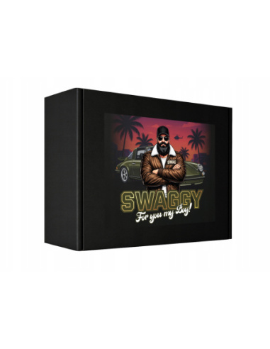 SWAG Gift Box For Men zestaw kosmetyków samochodowych detailing glass cleaner quick detailer zapach Juicy Green Apple