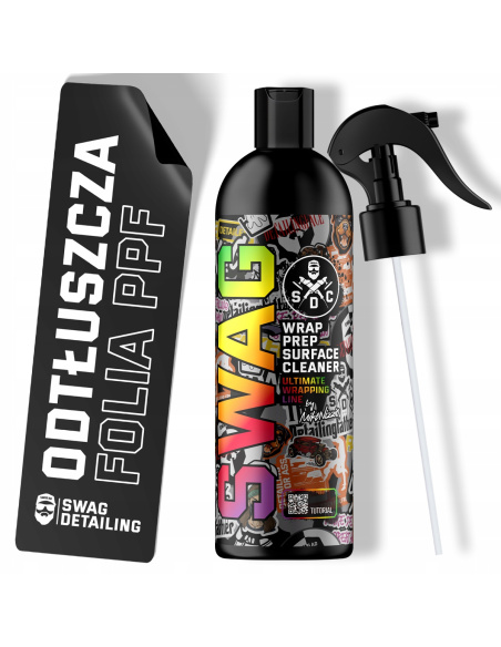 SWAG Wrap Prep Surface Cleaner 500 ml – odtłuszczacz do przygotowania folii PPF i wrap przed aplikacją