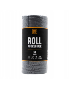 Work Stuff Roll Microfiber mikrofibry na rolce 30x30cm 50szt szara rolka detailing