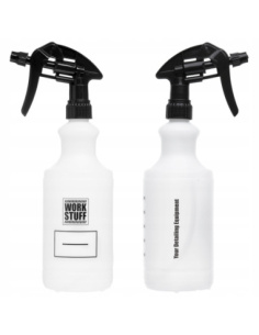 Butelka Work Stuff z miarką i atomizerem 750 ml do rozcieńczania chemii detailingowej, wykonana z HDPE