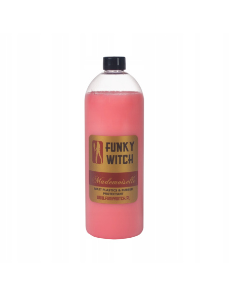 Funky Witch Mademoiselle Matt Plastics & Rubber Dressing — matowy dressing do plastików i gumy we wnętrzu pojazdu
