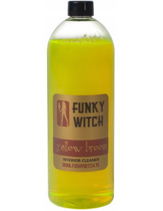 Funky Witch Yellow Broom Interior Cleaner — preparat do czyszczenia wnętrza samochodu z cytrusowym zapachem