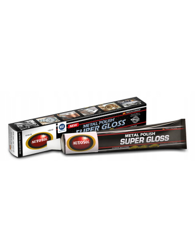 Autosol Super Gloss Metal Polish pasta polerska do metalu 75 ml – tuba produktu
