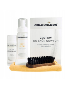Colourlock Soft zestaw do czyszczenia i ochrony skóry — pianka czyszcząca 250ml z preparatem ochronnym