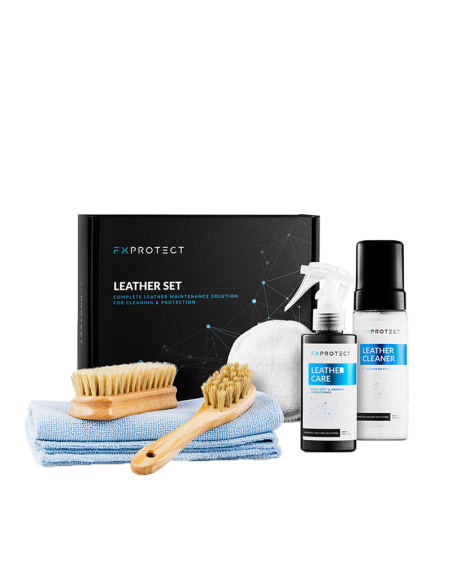 FX Protect zestaw do pielęgnacji skóry 170 ml – preparat do czyszczenia tapicerki skórzanej w samochodzie