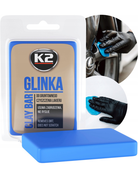 K2 Clay Bar glinka do dekontaminacji lakieru | Kucar