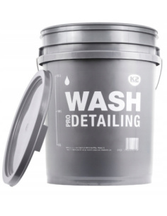 Wiadro K2 WASH do mycia auta 20 l szare z tworzywa HDPE do metody dwóch wiader