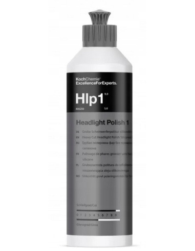 Koch Chemie Headlight Polish 1 pasta do reflektorów 250 ml — etap cięcia PMMA