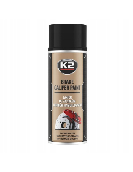 K2 Brake Caliper Paint lakier do zacisków hamulcowych czarny 400 ml w sprayu