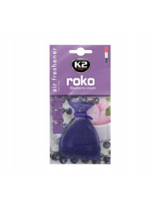 K2 Roko Blueberry Cream woreczek zapachowy 20g z granulkami zapachowymi do samochodu i wnętrz