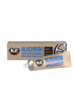 K2 Aluchrom pasta do chromu i metalu 120g — renowacja i ochrona powierzchni metalowych
