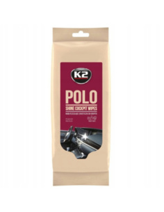 K2 Polo Shine Wipes chusteczki do czyszczenia i nabłyszczania kokpitu 24 sztuki opakowanie