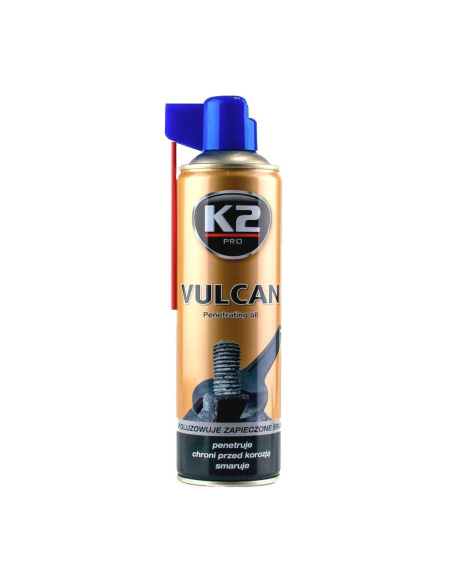 K2 Vulcan MoS2 penetrant do zablokowanych śrub i skorodowanych połączeń gwintowych 250 ml