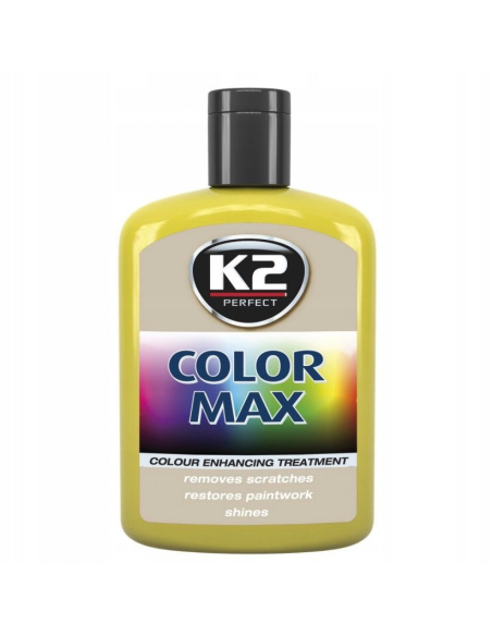 K2 Color Max K020Zo wosk koloryzujący żółty 200 ml do lakieru samochodowego