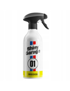 Shiny Garage Insider Cleaner 500 ml — uniwersalny środek czyszczący do wnętrza samochodu w białej butelce