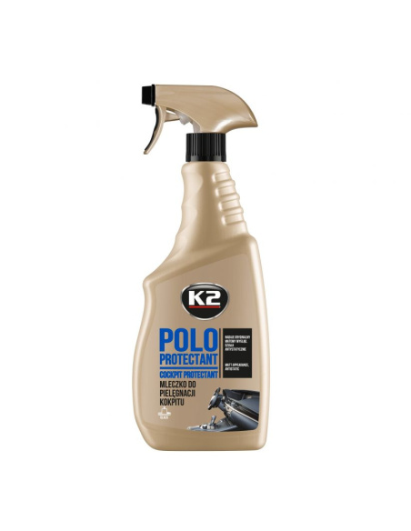 K2 Polo Protectant Black mleczko do matowych tworzyw w kokpicie samochodu 750 ml