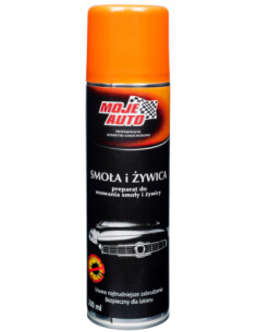 Moje Auto preparat do usuwania smoły, asfaltu i żywicy 200 ml — butelka z produktem do czyszczenia lakieru