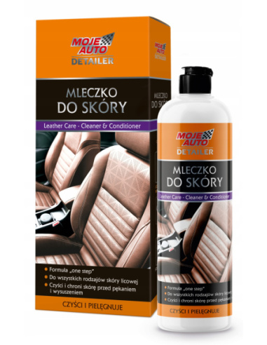 Moje Auto Detailer mleczko do czyszczenia i konserwacji skóry naturalnej 500 ml