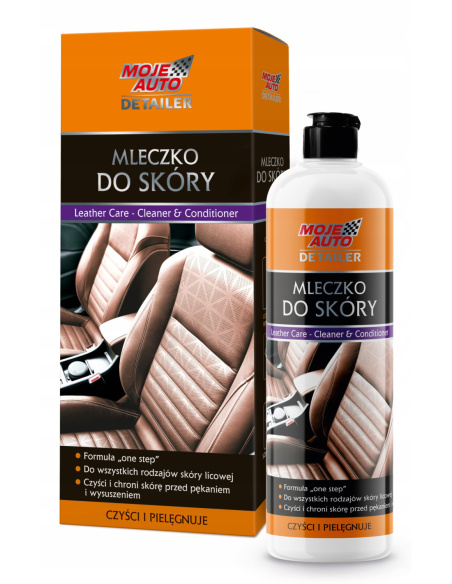 Moje Auto Detailer mleczko do czyszczenia i konserwacji skóry naturalnej 500 ml