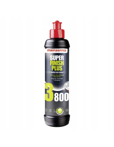 Menzerna SF 3800 Super Finish szara pasta polerska wykończeniowa 250 ml do usuwania hologramów