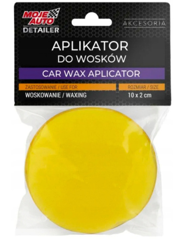 Moje Auto Detailer aplikator gąbkowy do równomiernego nakładania wosków na lakier