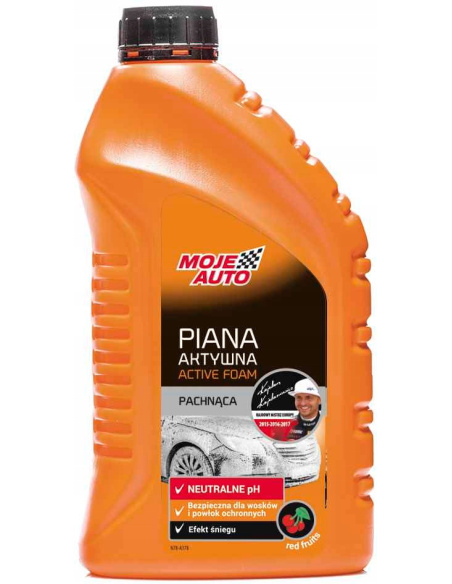 Piana aktywna Moje Auto Red Fruits 1l do mycia bezdotykowego w lance pianowej
