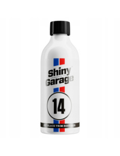 Shiny Garage Jet Black dressing do plastików zewnętrznych 500 ml z satynowym wykończeniem