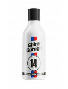 Shiny Garage Jet Black Trim Restorer 250 ml dressing do plastików zewnętrznych z satynowym wykończeniem