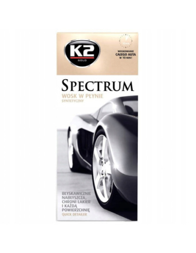 K2 Spectrum Quick Detailer 700 ml — syntetyczny wosk w sprayu do szybkiego nabłyszczania lakieru