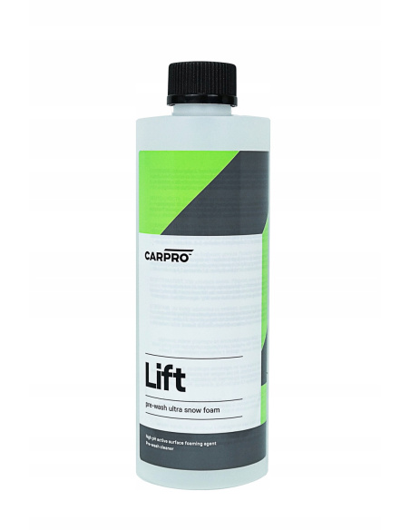 CarPro Lift zasadowa piana aktywna do pre-washu 500 ml — butelka z atomizerem