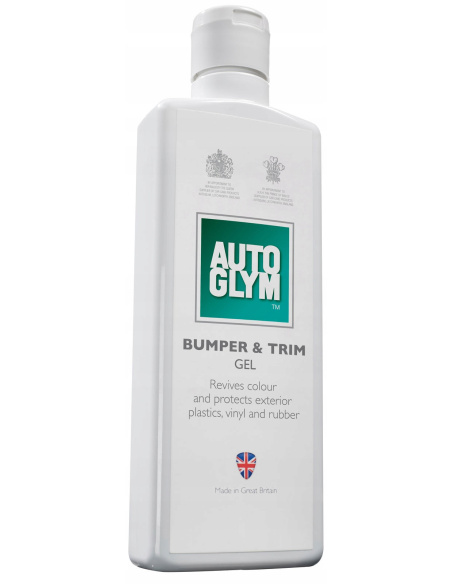 Autoglym Bumper & Trim Gel 500 ml — żel do odżywienia plastików zewnętrznych i gumy w butelce z aplikatorem