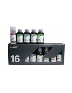 CarPro Cube Box zestaw 16 testerów produktów detailingowych po 50 ml do mycia i zabezpieczania lakieru