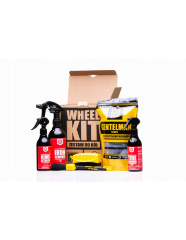 Good Stuff Wheel Kit zestaw do kompleksowej pielęgnacji felg i opon z preparatami i akcesoriami